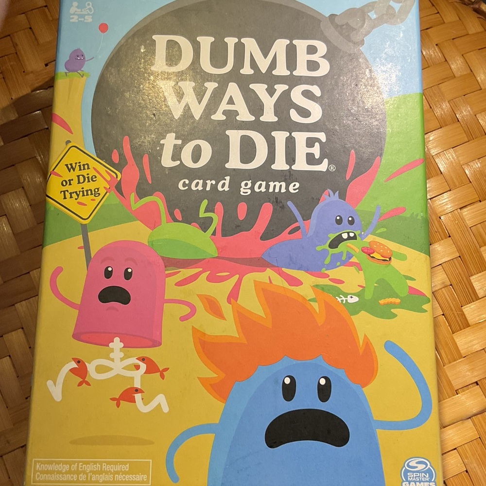 Dumb Ways to Die Card Game - Multicolor